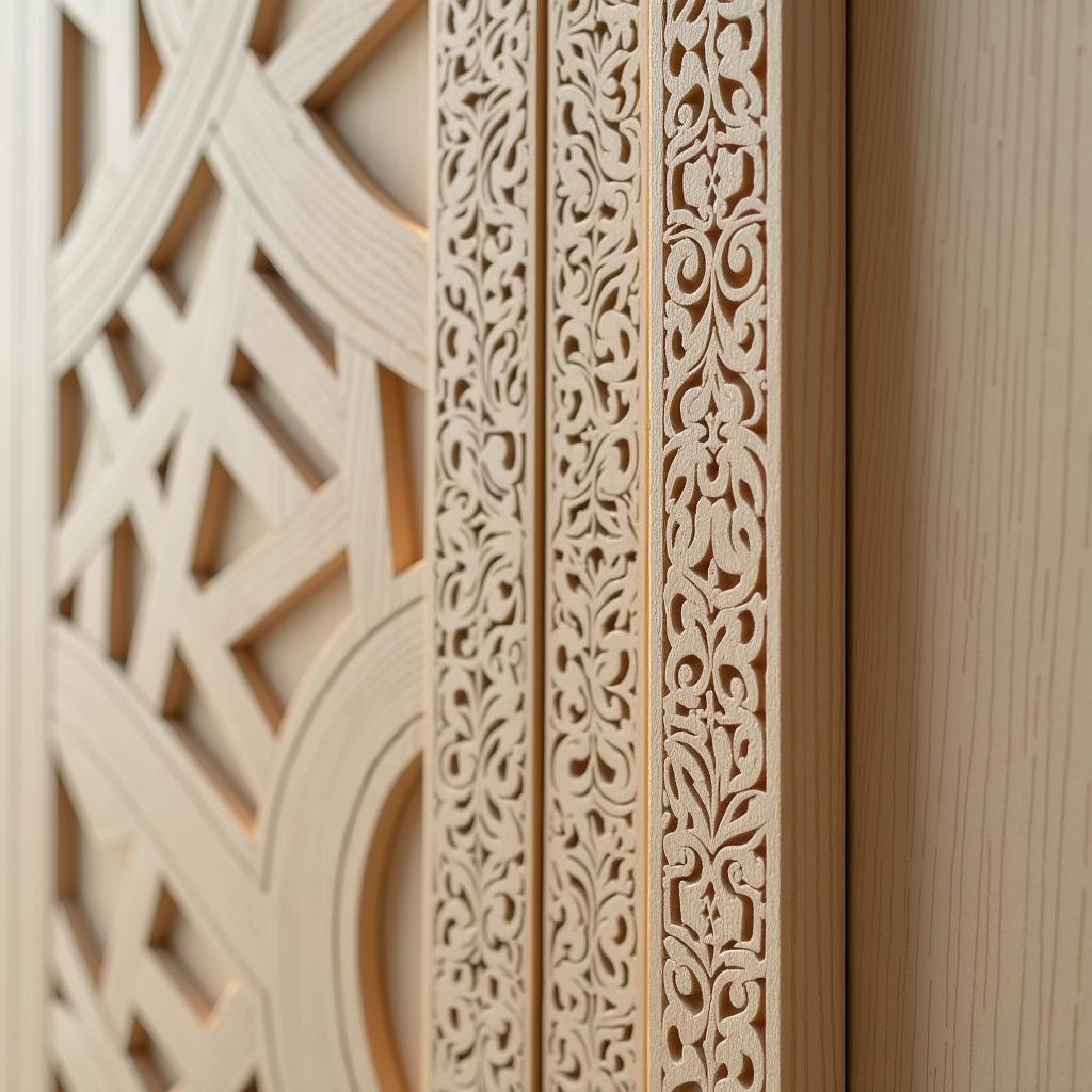 Mẫu khắc CNC tủ áo gỗ đẹp chi tiết cho nội thất phòng ngủ hiện đại